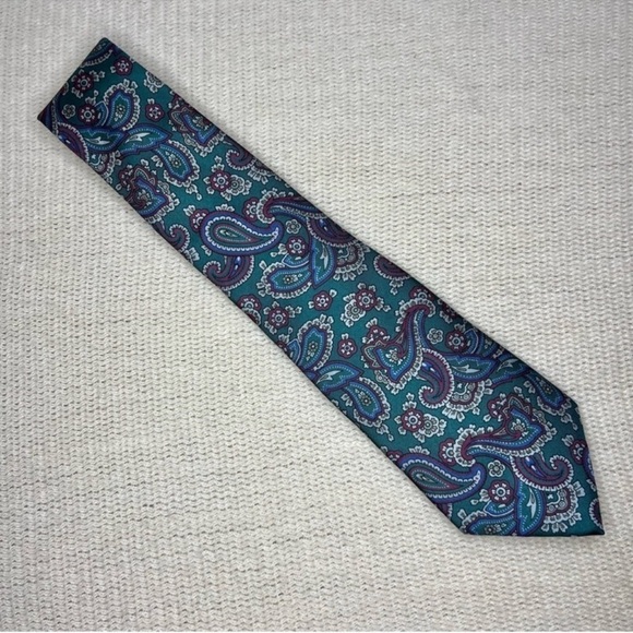 Christian Dior Monsieur Red Floral Classic Neck Tie - Picture 1 of 6